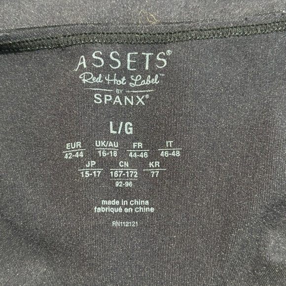 ASSETS BY SPANX Sz L Medium Compression Adjustable Straps Slip Shapewear - Picture 8 of 10